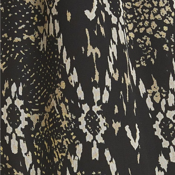 Rams Brook printed jewel snake print halter neck minidress - Picture 4 of 5